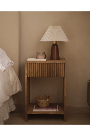 Fluted Drawer Bedside Table | Decowood Bali | Oroa.com
