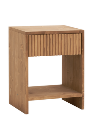 Fluted Drawer Bedside Table | Decowood Bali | Oroa.com