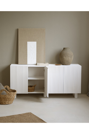 Fluted Wood Sideboard | Decowood Bali | Oroa.com