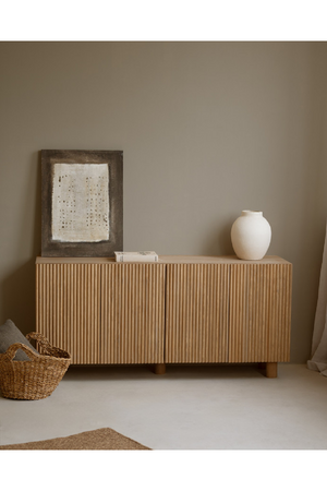 Fluted Wood Sideboard | Decowood Bali | Oroa.com