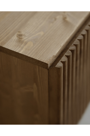 Fluted Wood TV Stand | Decowood Bali | Oroa.com