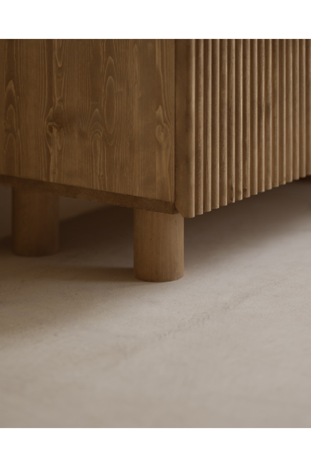 Fluted Wood TV Stand | Decowood Bali | Oroa.com