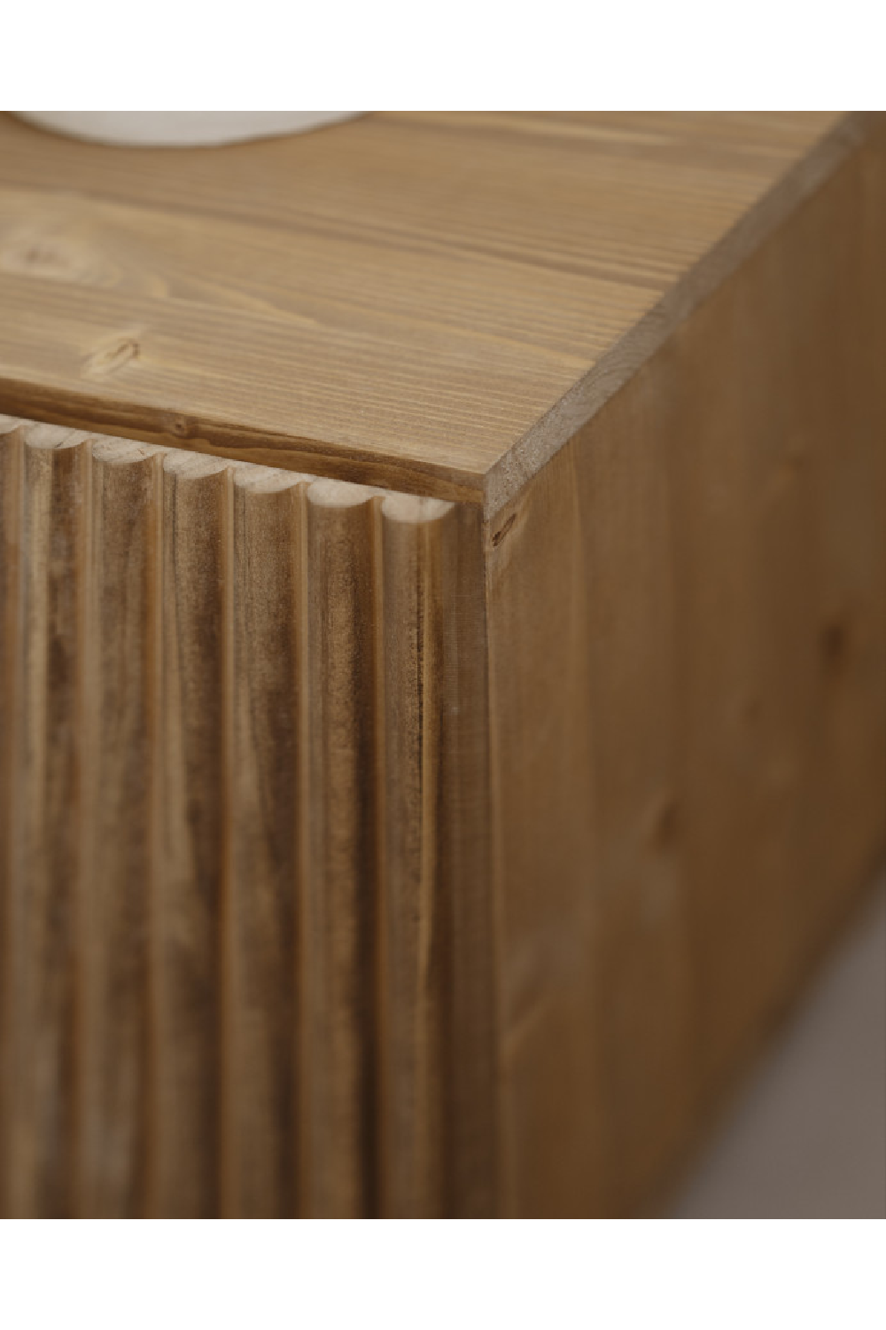 Fluted Wood TV Stand | Decowood Bali | Oroa.com