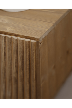 Fluted Wood TV Stand | Decowood Bali | Oroa.com