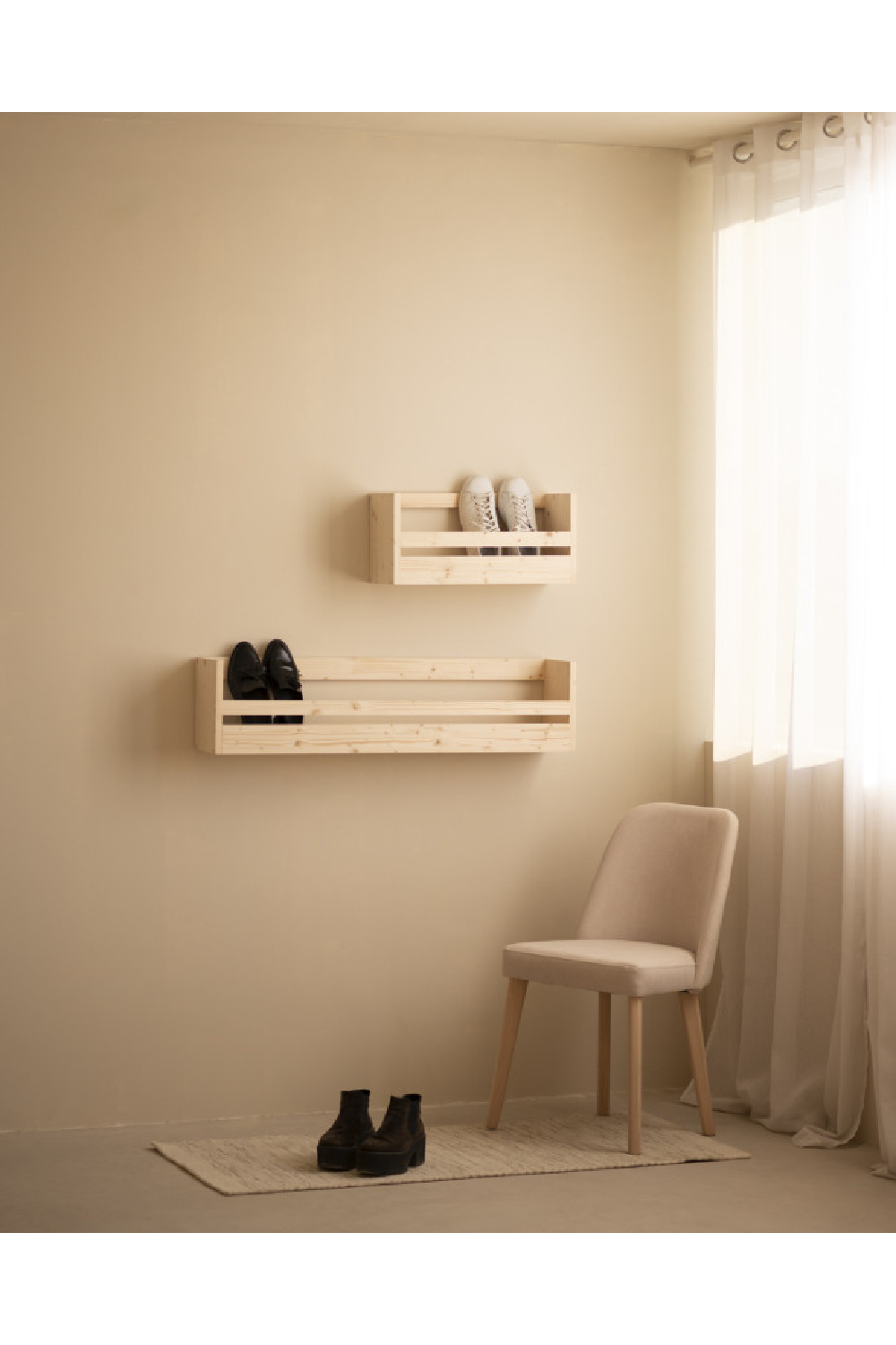 Solid Wood Hanging Shoe Rack | Decowood | Oroa.com
