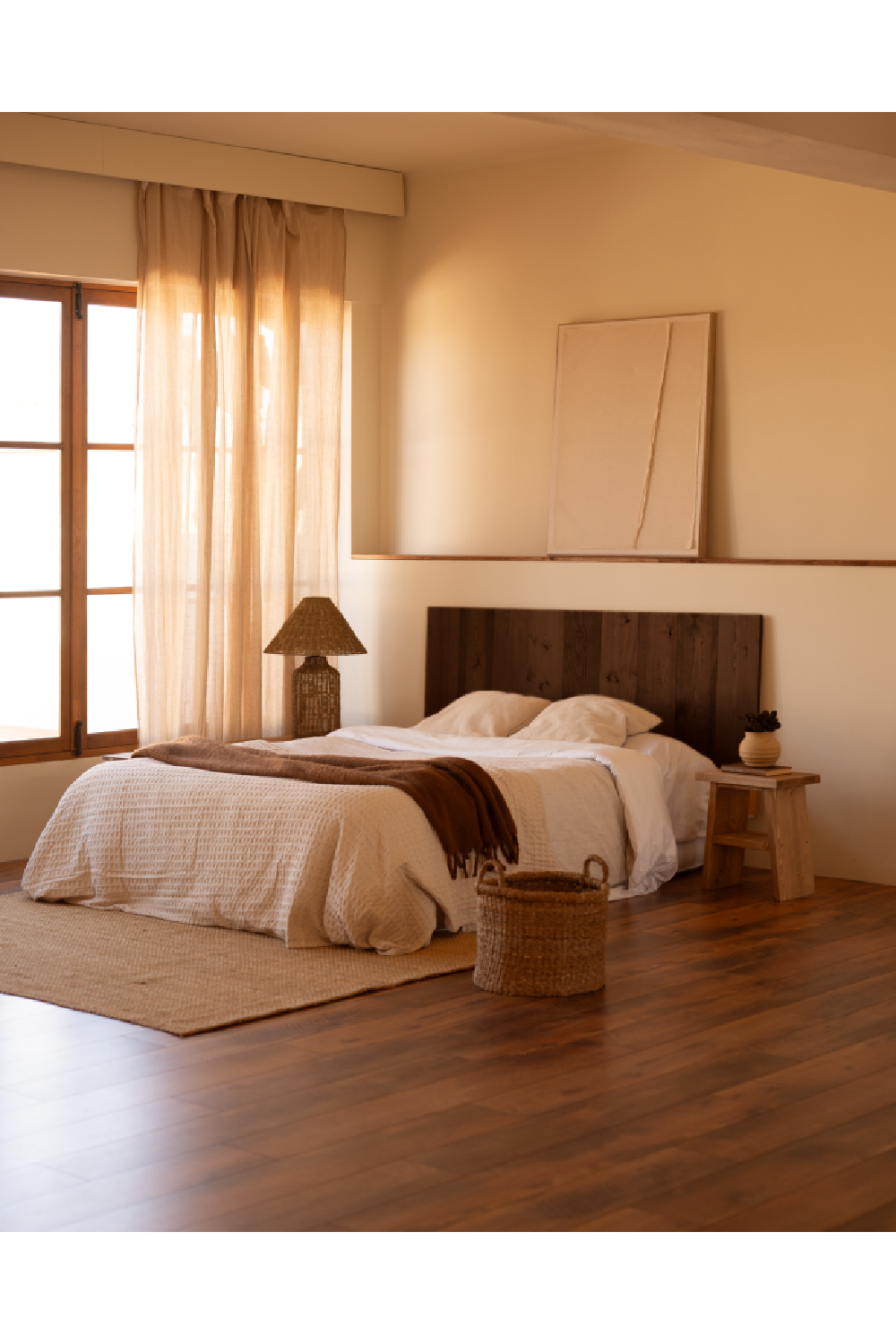 Pine Wood Headboard | Decowood Flanders | Oroa.com