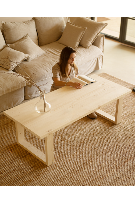 Minimalist Rectangular Coffee Table | Decowood Cairo | Oroa.com