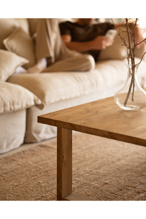 Minimalist Rectangular Coffee Table | Decowood Cairo | Oroa.com