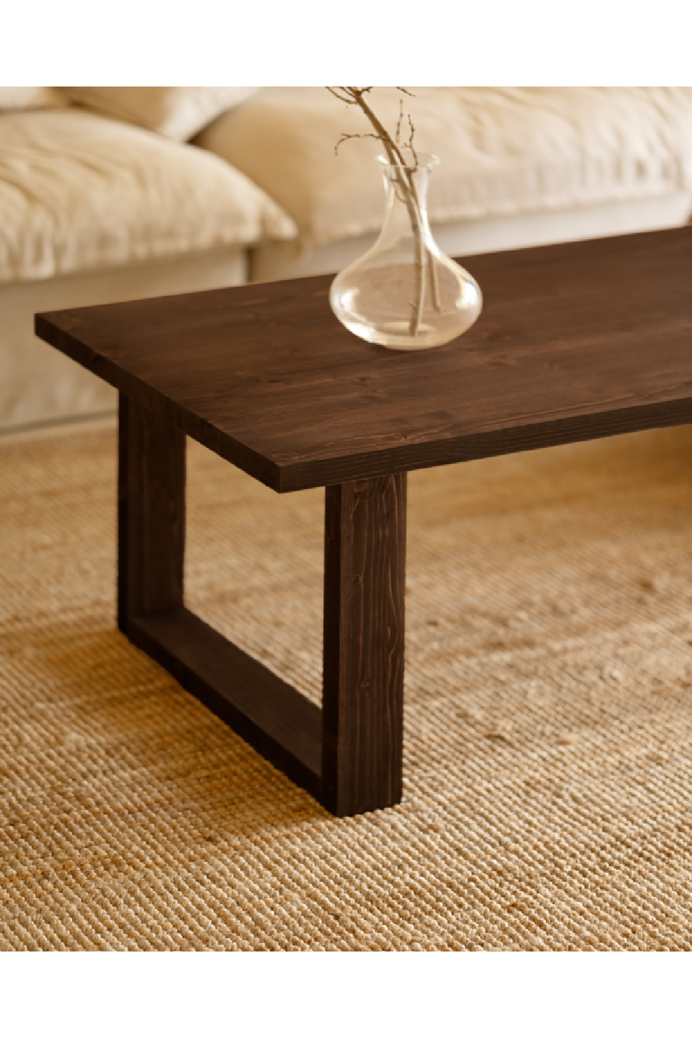 Minimalist Rectangular Coffee Table | Decowood Cairo | Oroa.com