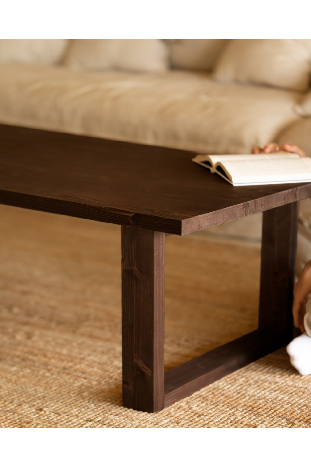 Minimalist Rectangular Coffee Table | Decowood Cairo | Oroa.com