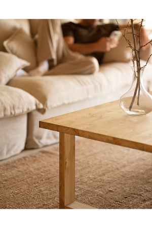 Minimalist Rectangular Coffee Table | Decowood Cairo | Oroa.com