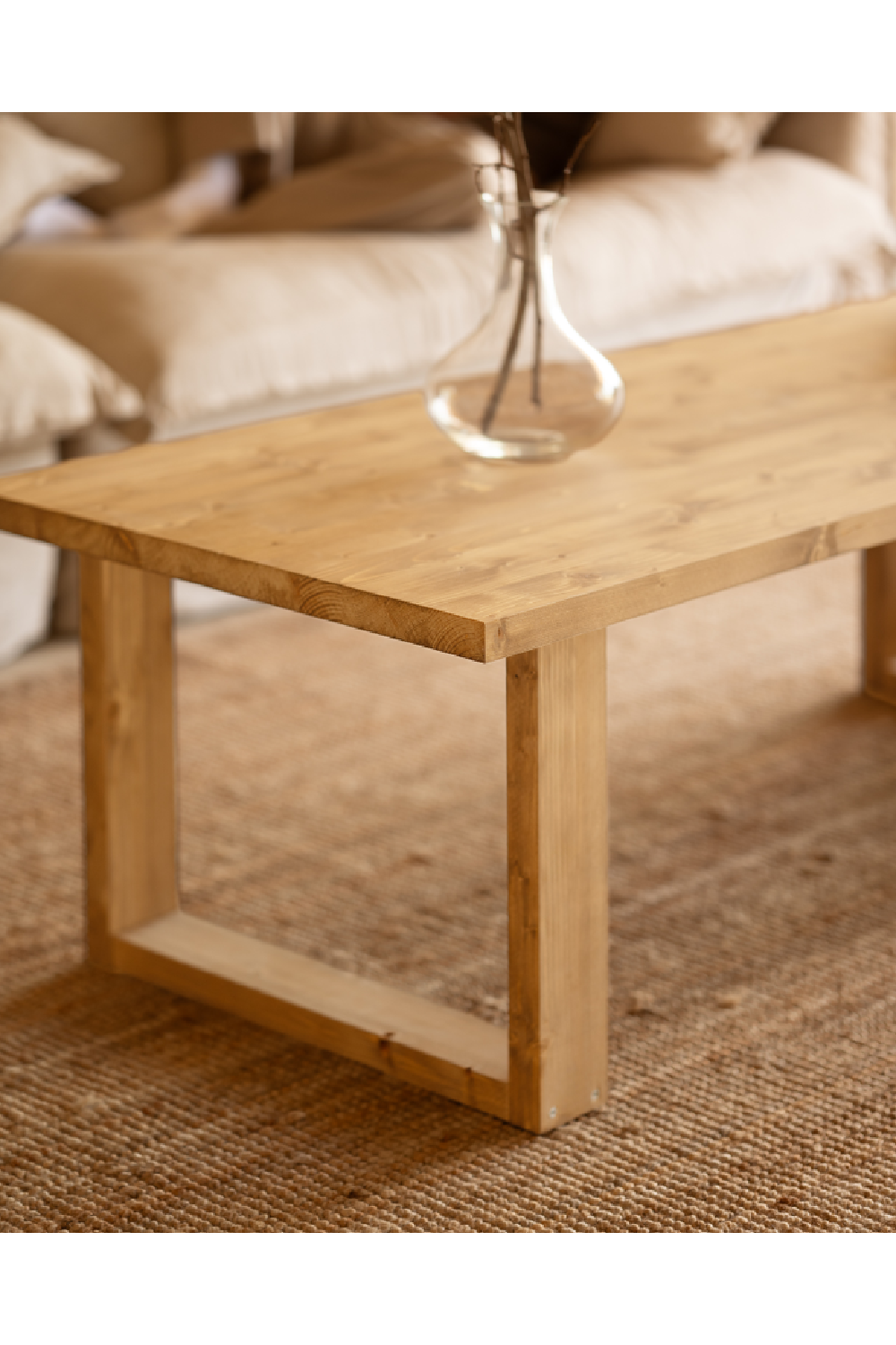 Minimalist Rectangular Coffee Table | Decowood Cairo | Oroa.com