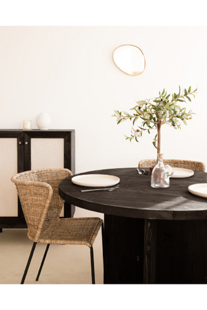 Japandi Round Dining Table | Decowood Tokyo | Oroa.com