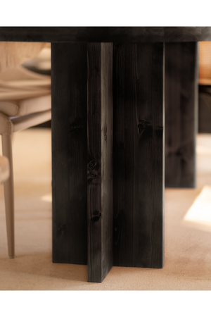 Oval Solid Wood Dining Table | Decowood Tokyo | Oroa.com