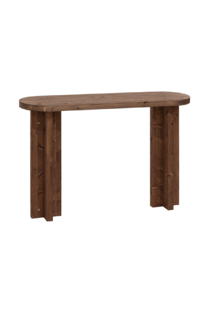 Japandi Oval Console Table | Decowood Tokyo | Oroa.com
