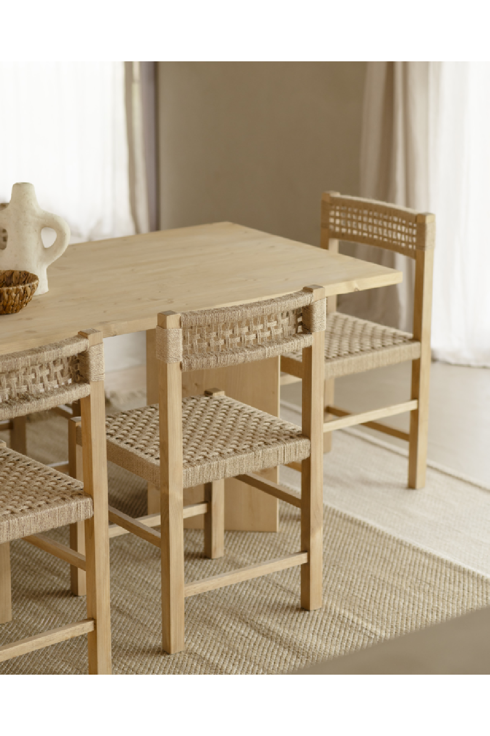 Japandi Style Dining Table | Decowood Kyoto | Oroa.com