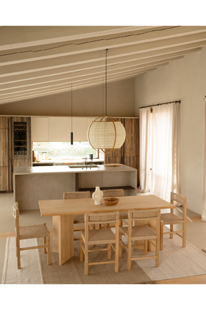 Japandi Style Dining Table | Decowood Kyoto | Oroa.com