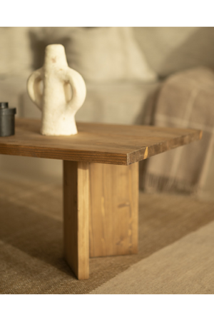 Rectangular Fir Wood Coffee Table | Decowood Kyoto | Oroa.com