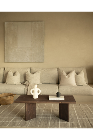 Rectangular Fir Wood Coffee Table | Decowood Kyoto | Oroa.com