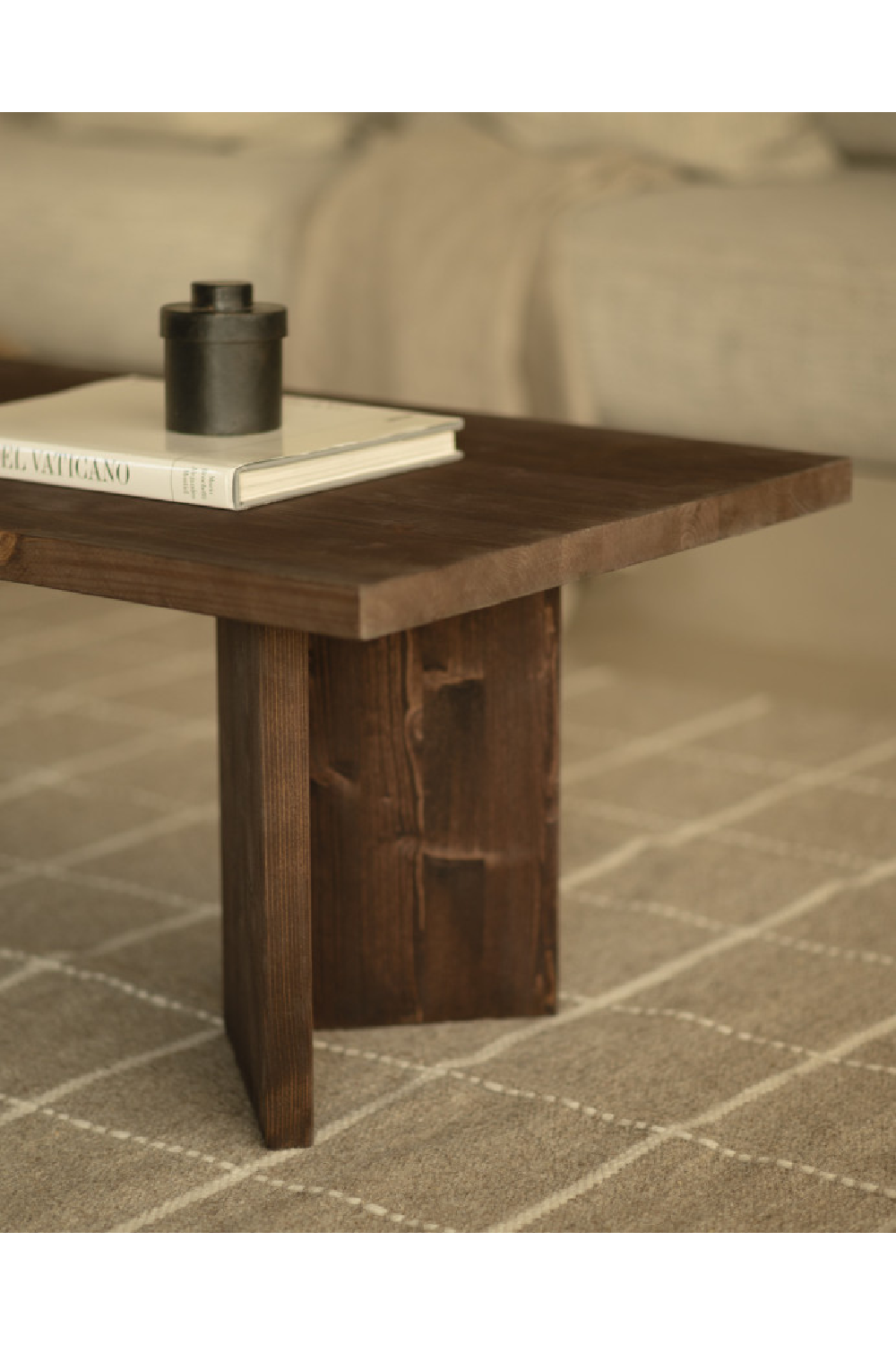 Rectangular Fir Wood Coffee Table | Decowood Kyoto | Oroa.com