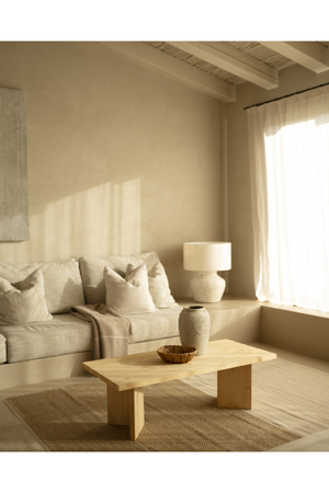 Rectangular Fir Wood Coffee Table | Decowood Kyoto | Oroa.com