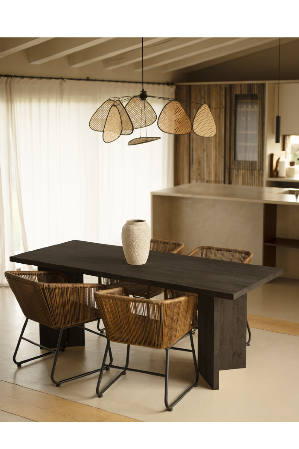 Japandi Style Dining Table | Decowood Kyoto | Oroa.com