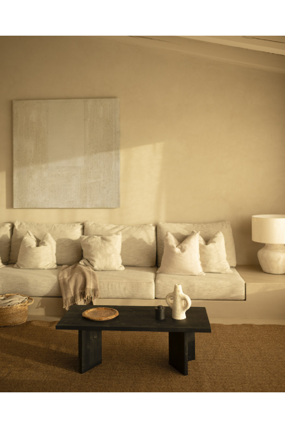 Rectangular Fir Wood Coffee Table | Decowood Kyoto | Oroa.com