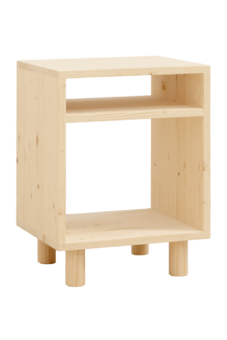Minimalist Wooden Nightstand | Decowood Hera | Oroa.com