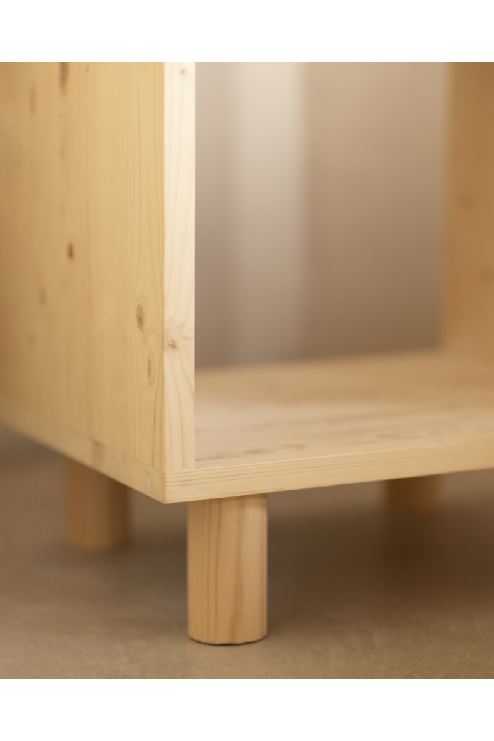 Minimalist Wooden Nightstand | Decowood Hera | Oroa.com