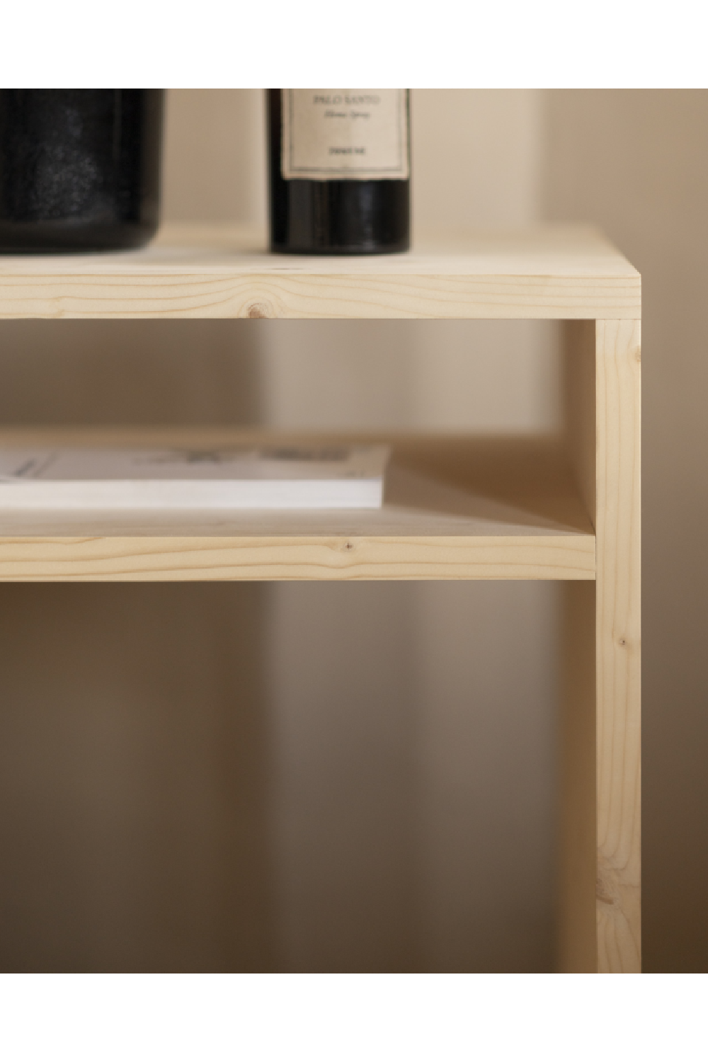 Minimalist Wooden Nightstand | Decowood Hera | Oroa.com