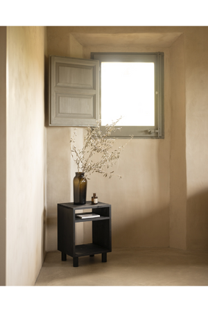 Minimalist Wooden Nightstand | Decowood Hera | Oroa.com