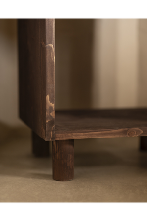 Minimalist Wooden Nightstand | Decowood Hera | Oroa.com