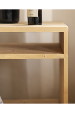 Minimalist Wooden Nightstand | Decowood Hera | Oroa.com