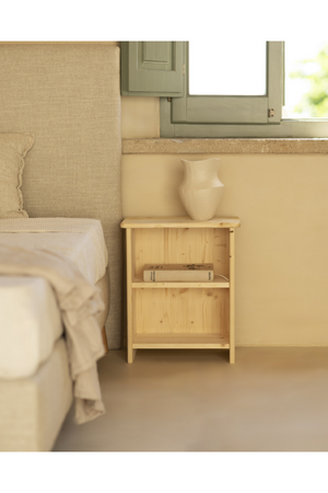 Wooden Open Compartment Nightstand | Decowood Ion | Oroa.com