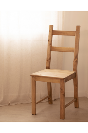 Pine Wood Dining Chair | Decowood Lucia | Oroa.com