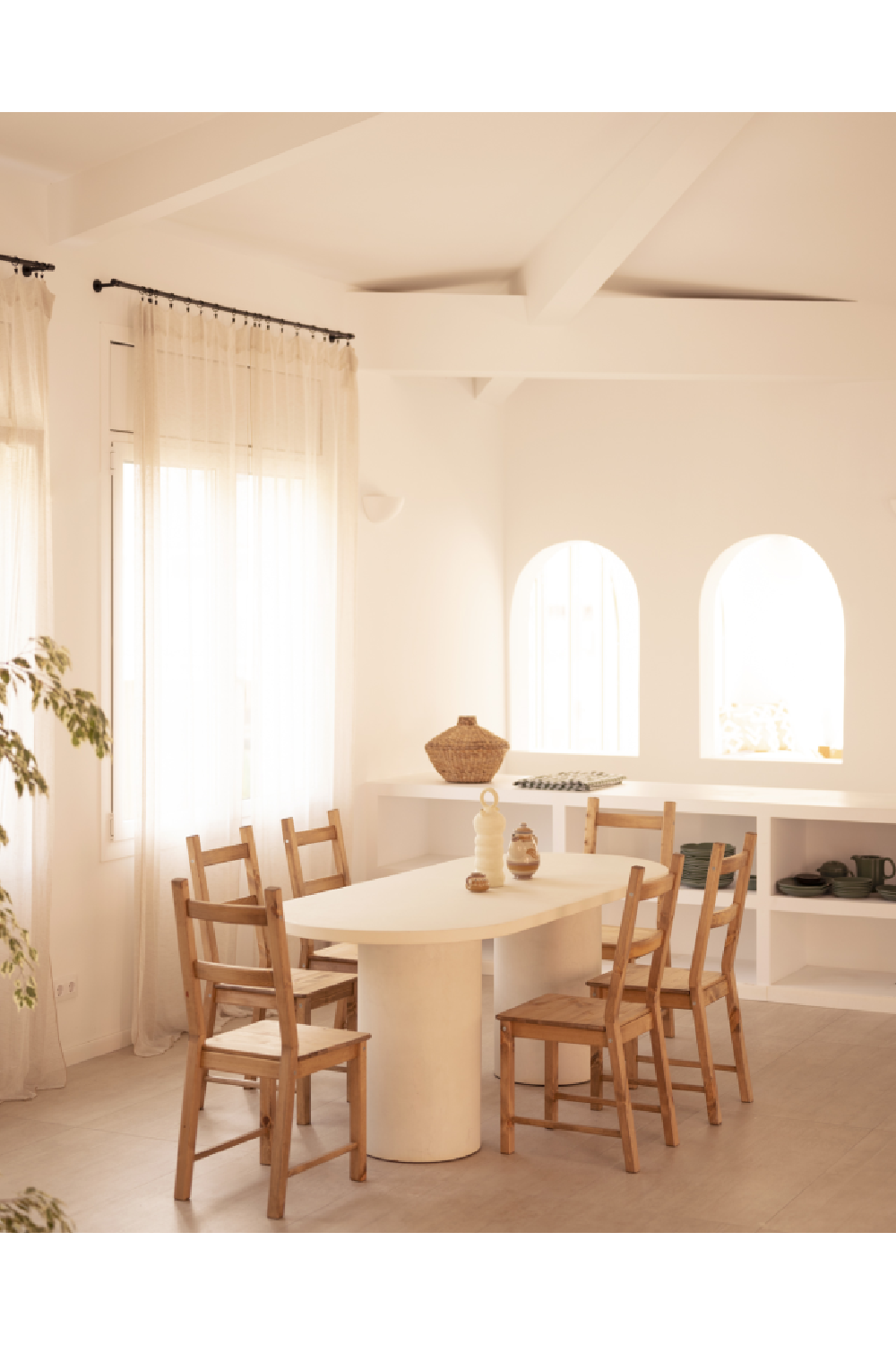 Pine Wood Dining Chair | Decowood Lucia | Oroa.com