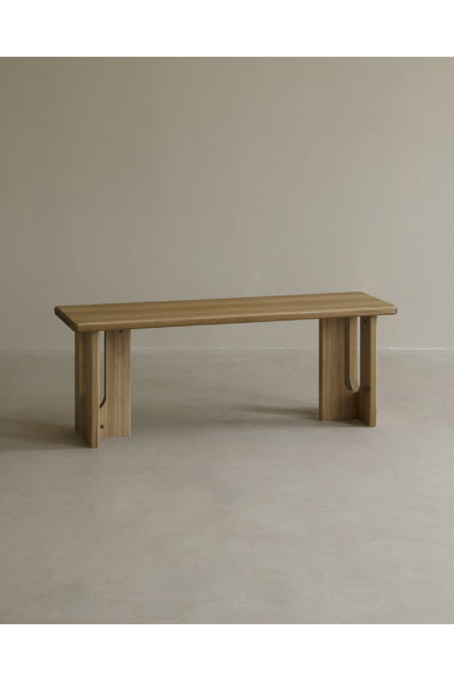 Varnished Poplar Wood Bench | Decowood Lua | Oroa.com