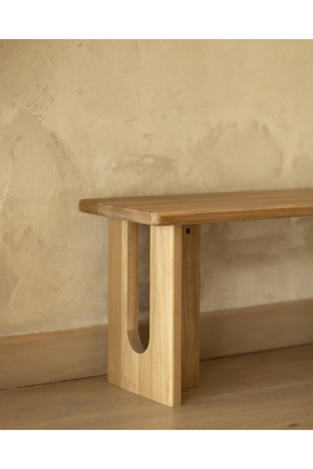 Varnished Poplar Wood Bench | Decowood Lua | Oroa.com