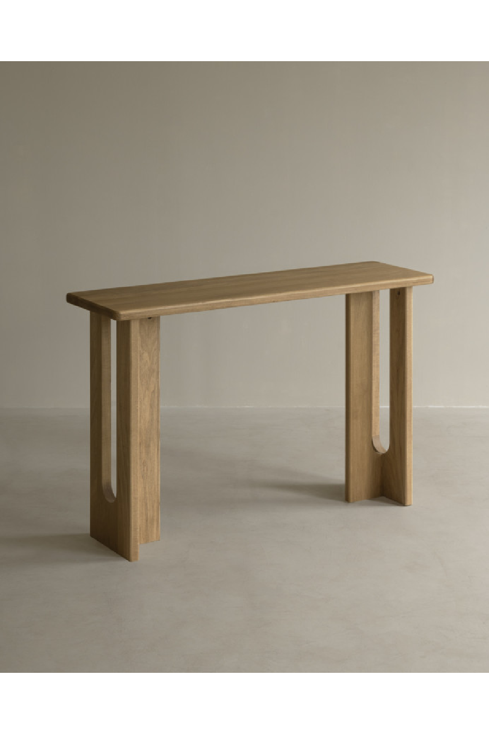 Varnished Poplar Wood Console Table | Decowood Lua | Oroa.com