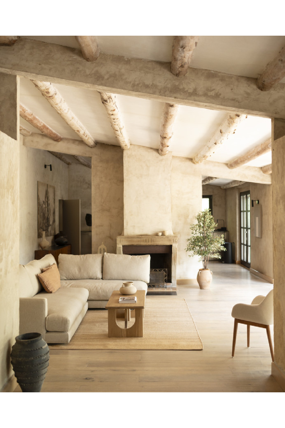 Varnished Poplar Wood Coffee Table | Decowood Lua | Oroa.com