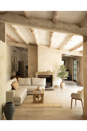 Varnished Poplar Wood Coffee Table | Decowood Lua | Oroa.com