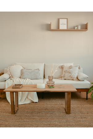 Slatted Pine Coffee Table | Decowood Oyane | Oroa.com