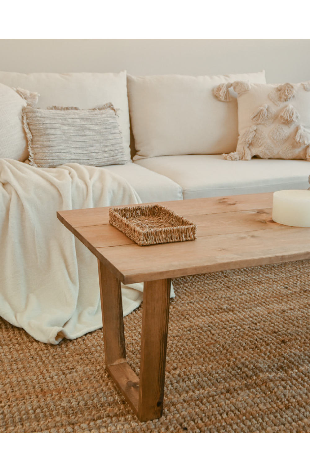 Slatted Pine Coffee Table | Decowood Oyane | Oroa.com