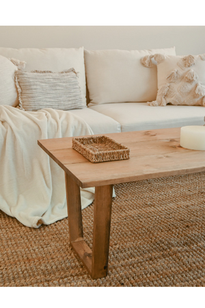 Slatted Pine Coffee Table | Decowood Oyane | Oroa.com