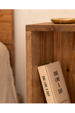 Fir Wood Bedside Table | Decowood Lina | Oroa.com