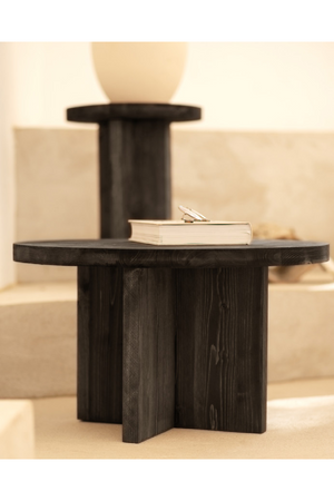 Crossed Base Wooden Coffee Tables (2) | Decowood Tokyo | Oroa.com