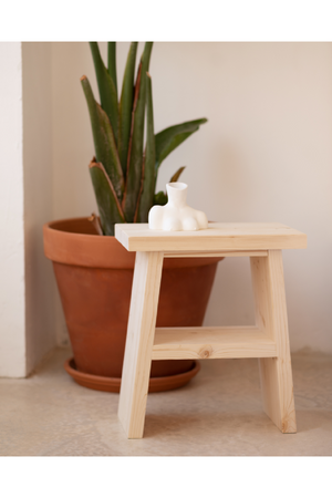 A-Shaped Wooden Side Tables (2) | Decowood Frida | Oroa.com