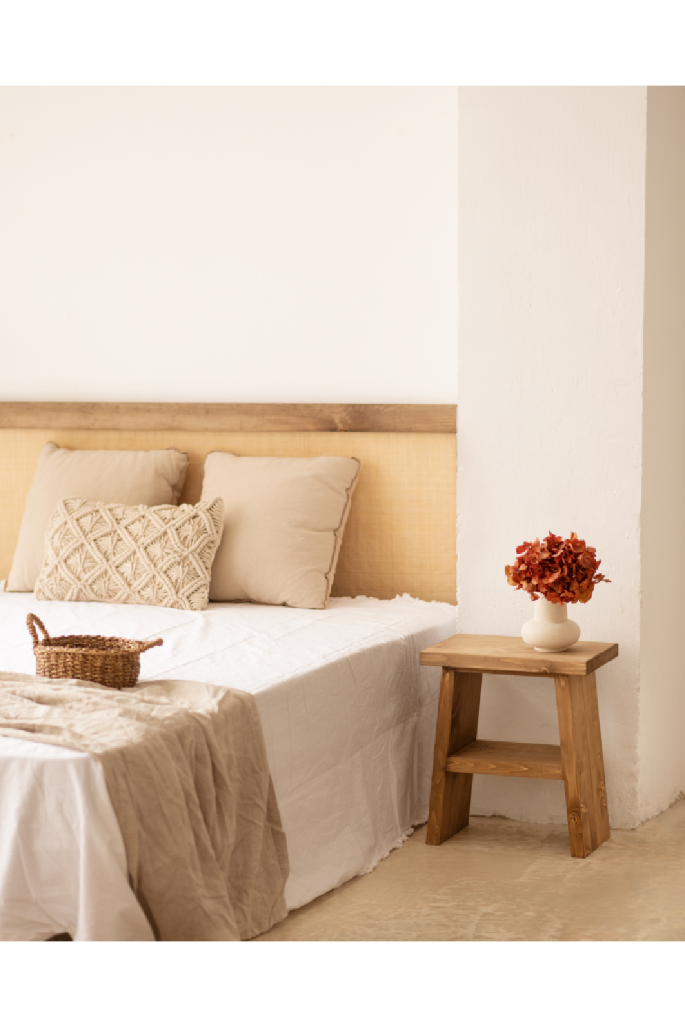 A-Shaped Wooden Side Tables (2) | Decowood Frida | Oroa.com