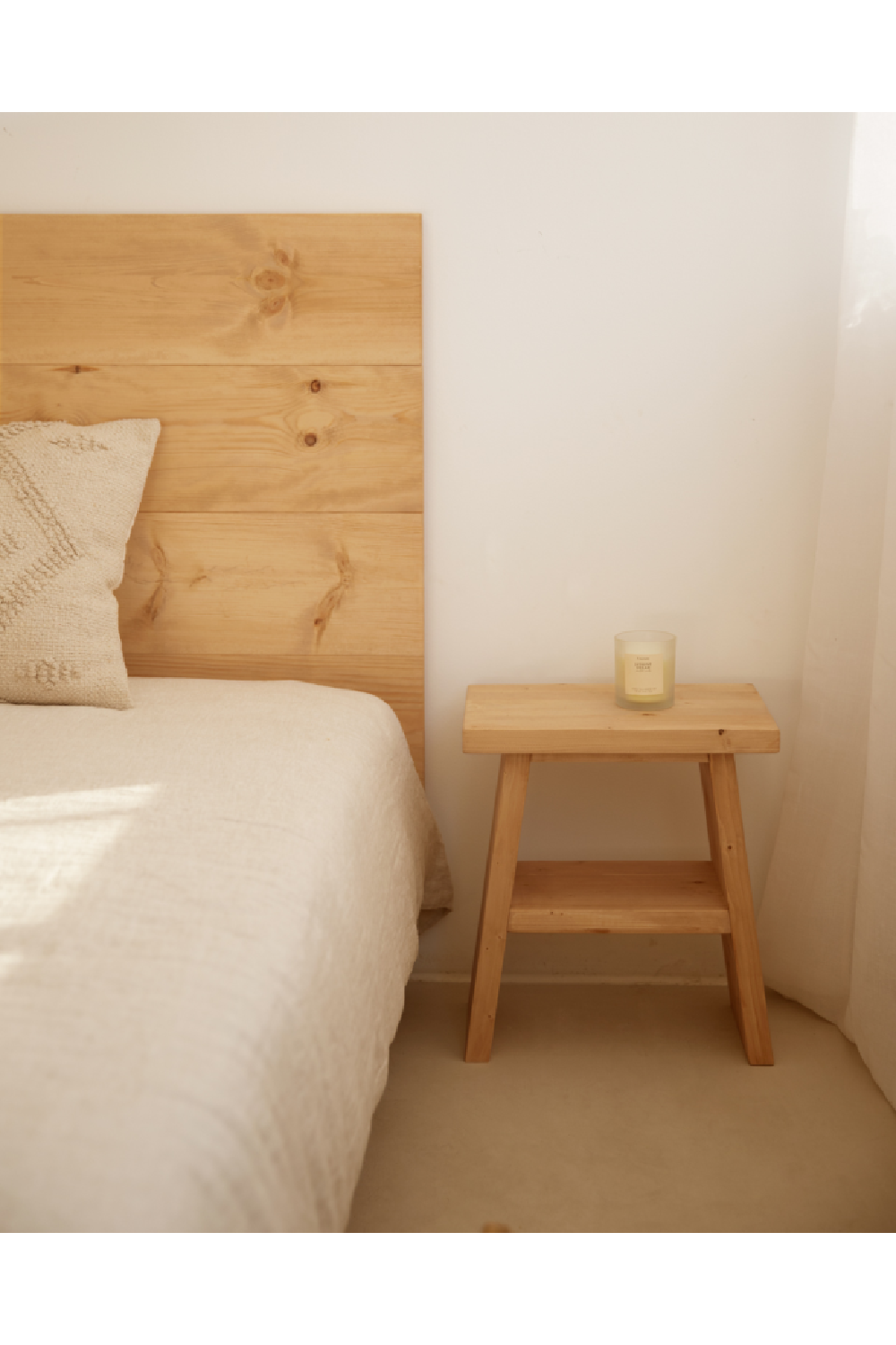 A-Shaped Wooden Side Tables (2) | Decowood Frida | Oroa.com