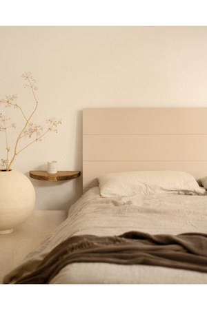 Semi-Circle Floating Bedside Tables (2) | Decowood Tokyo | Oroa.com